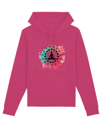 Yoga Lotus Mandala Raspberry