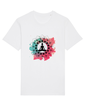 Yoga Lotus Mandala White