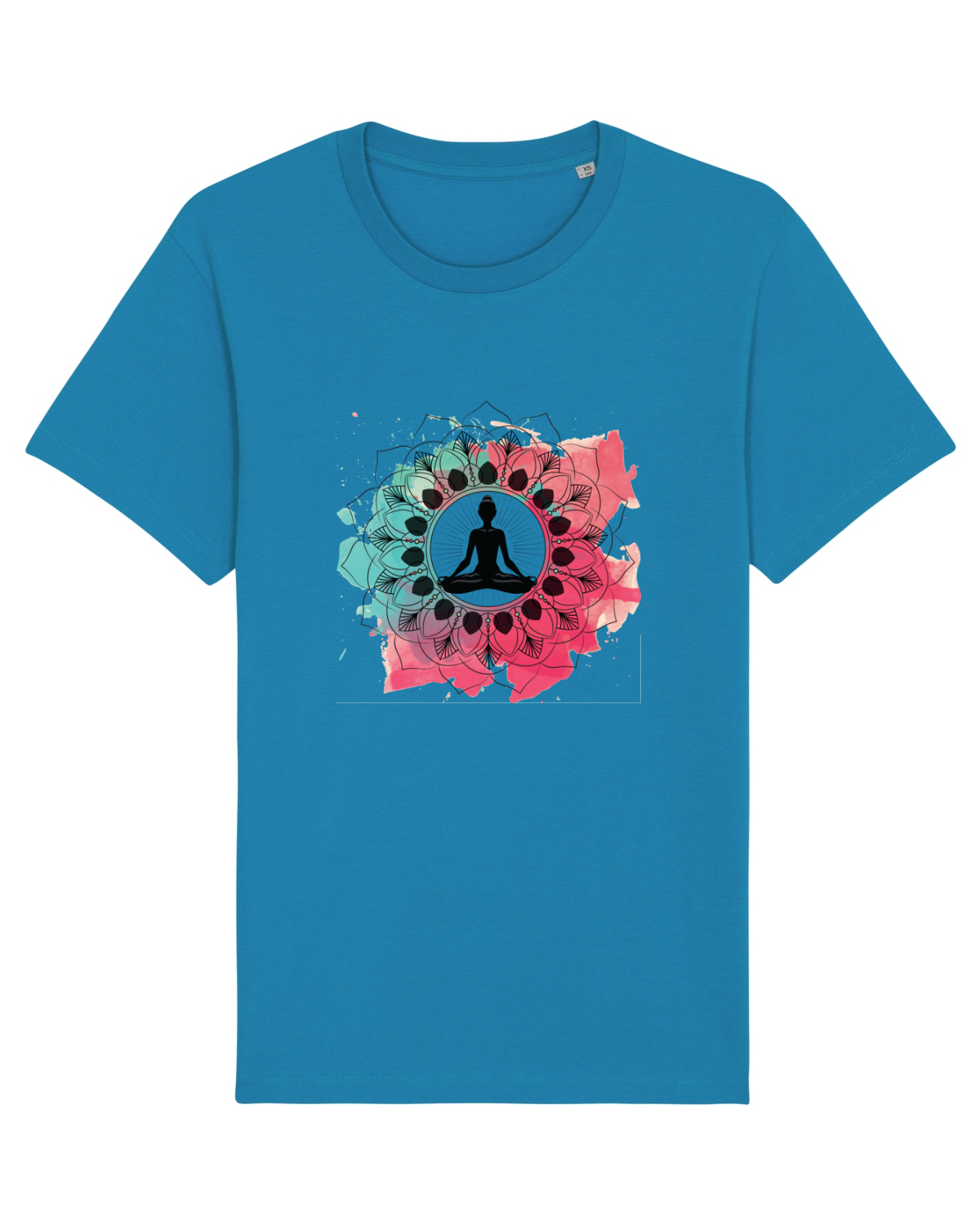 Tricou mânecă scurtă Unisex Rocker Azur