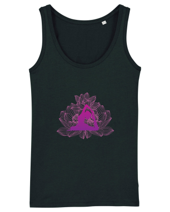 Yoga Lotus Roz Floral Black