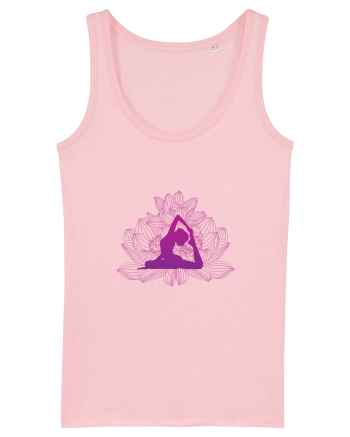 Yoga Lotus Roz Floral Cotton Pink