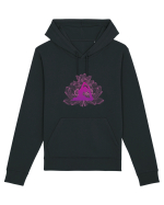Yoga Lotus Roz Floral Hanorac Unisex Drummer