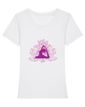 Yoga Lotus Roz Floral White