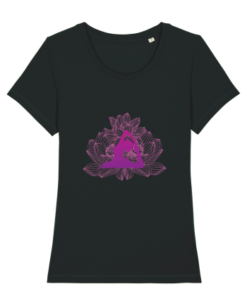 Yoga Lotus Roz Floral Black