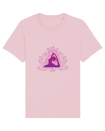 Yoga Lotus Roz Floral Cotton Pink