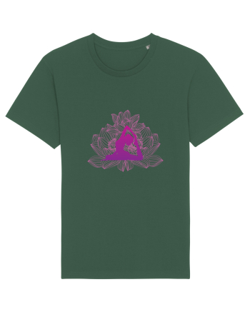 Yoga Lotus Roz Floral Bottle Green