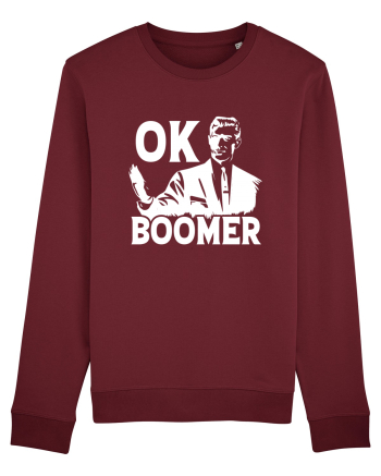 Ok Boomer Burgundy