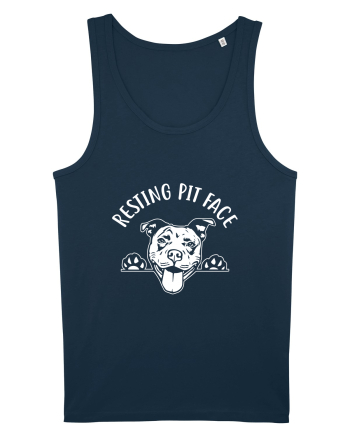 Resting Pit Face Navy