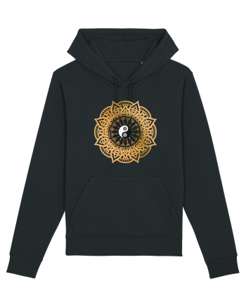 Yoga Lotus Yin Yang Black