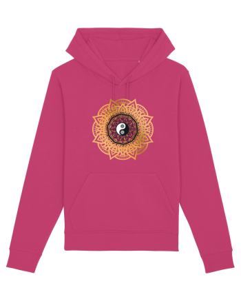 Yoga Lotus Yin Yang Raspberry