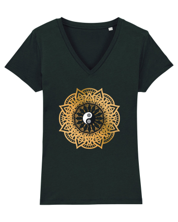 Yoga Lotus Yin Yang Black