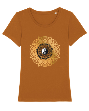 Yoga Lotus Yin Yang Roasted Orange