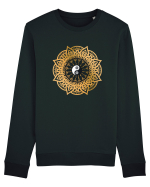 Yoga Lotus Yin Yang Bluză mânecă lungă Unisex Rise