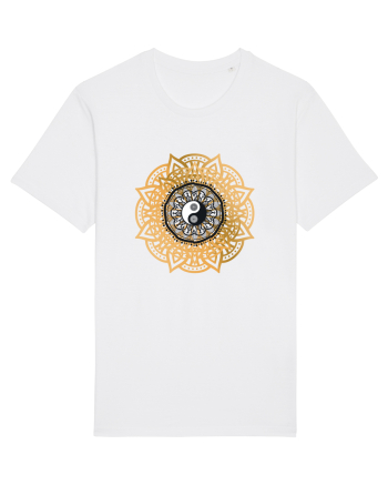 Yoga Lotus Yin Yang White