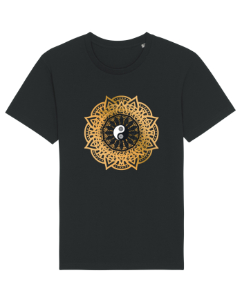Yoga Lotus Yin Yang Black