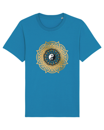 Yoga Lotus Yin Yang Azur