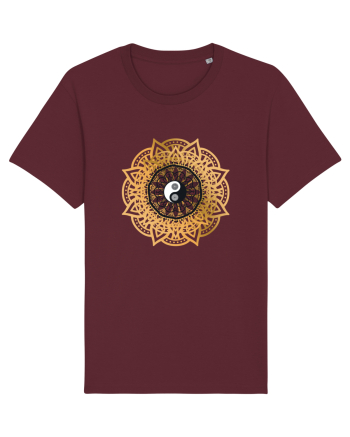 Yoga Lotus Yin Yang Burgundy