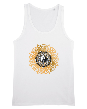 Yoga Lotus Yin Yang White