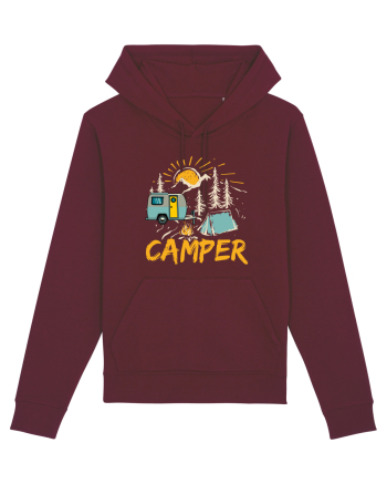 Retro Camper Burgundy