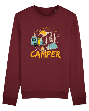 Retro Camper Burgundy