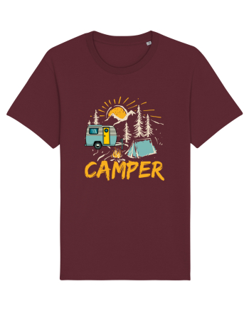 Retro Camper Burgundy