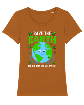 Save The Earth Is The Only One With Weed Roasted Orange