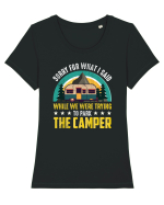 The Camper Says Tricou mânecă scurtă guler larg fitted Damă Expresser