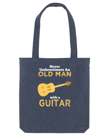 OLD MAN WITH GUITAR Midnight Blue