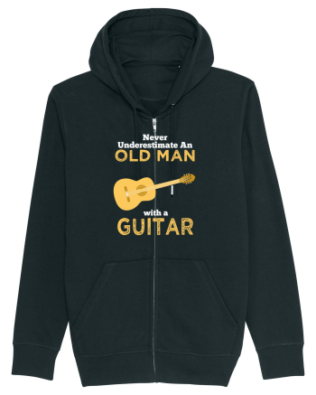 OLD MAN WITH GUITAR Black