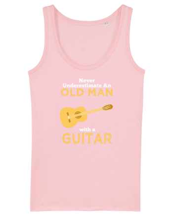 OLD MAN WITH GUITAR Cotton Pink