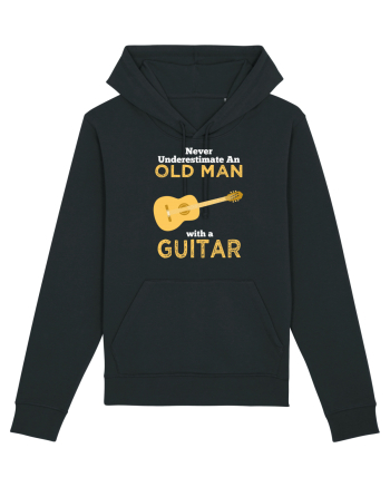 OLD MAN WITH GUITAR Black