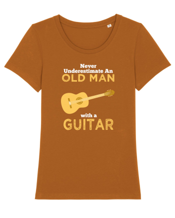 OLD MAN WITH GUITAR Roasted Orange