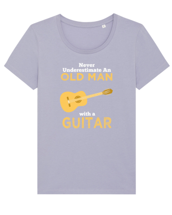 OLD MAN WITH GUITAR Lavender
