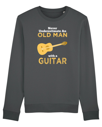OLD MAN WITH GUITAR Anthracite