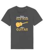 OLD MAN WITH GUITAR Tricou mânecă scurtă Unisex Rocker