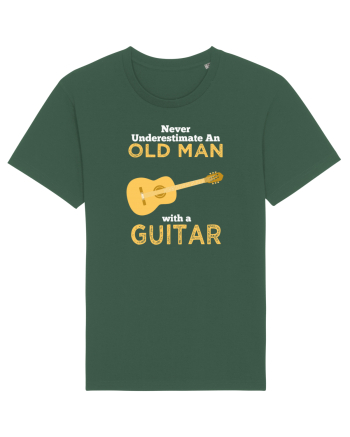 OLD MAN WITH GUITAR Bottle Green
