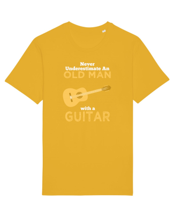 OLD MAN WITH GUITAR Spectra Yellow