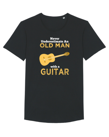 OLD MAN WITH GUITAR Black