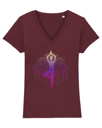 Yoga Mov Lotus Burgundy