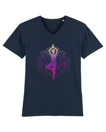Yoga Mov Lotus French Navy