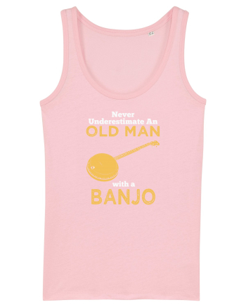OLD MAN WITH A BANJO Cotton Pink