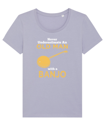 OLD MAN WITH A BANJO Lavender