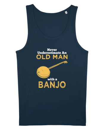 OLD MAN WITH A BANJO Navy