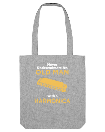 OLD MAN WITH A HARMONICA Heather Grey