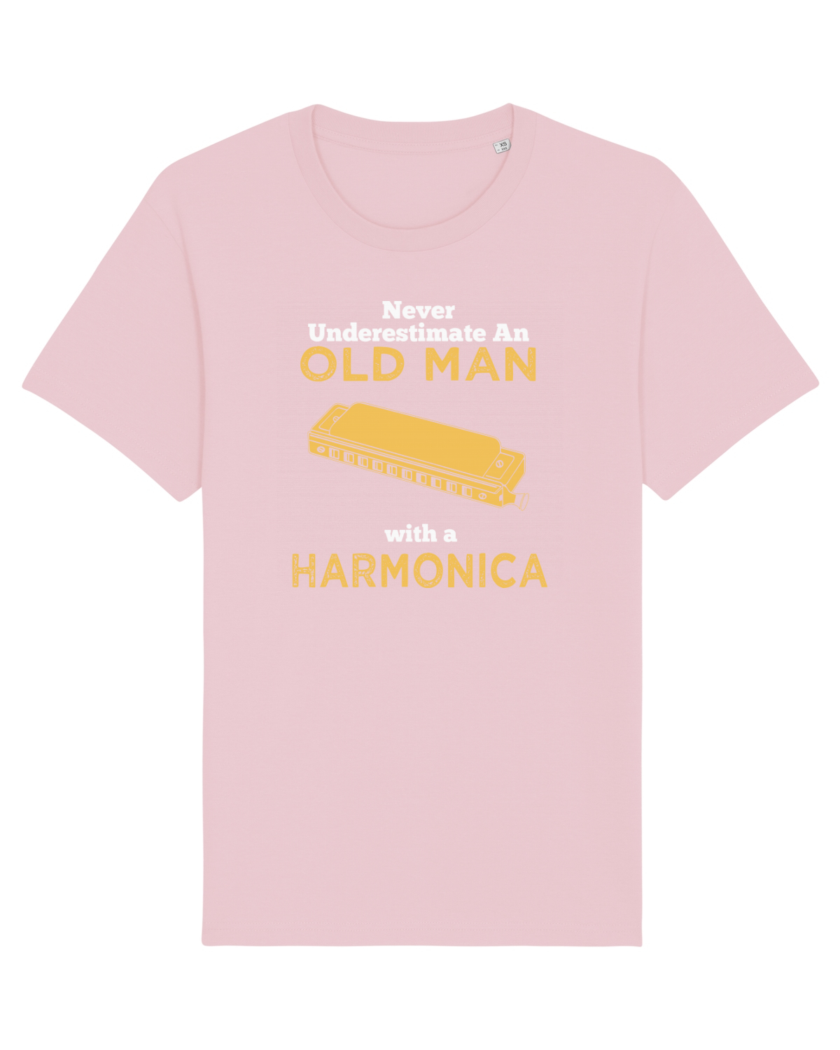 Tricou mânecă scurtă Unisex Rocker Cotton Pink