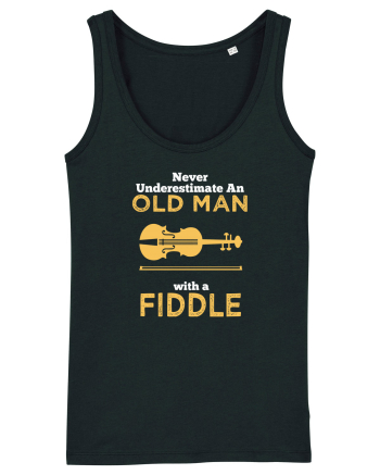 OLD MAN WITH A FIDDLE Black