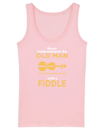 OLD MAN WITH A FIDDLE Cotton Pink