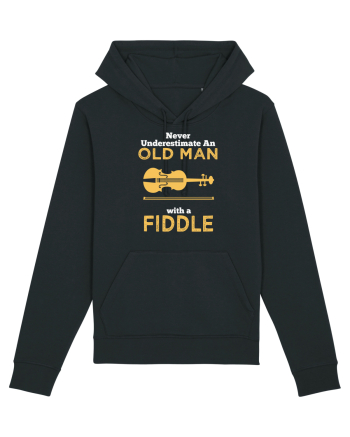 OLD MAN WITH A FIDDLE Black