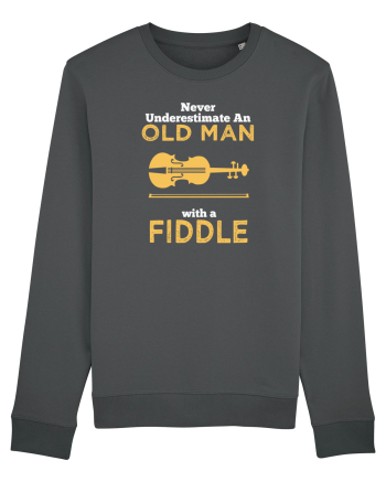 OLD MAN WITH A FIDDLE Anthracite