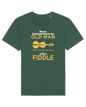 OLD MAN WITH A FIDDLE Bottle Green